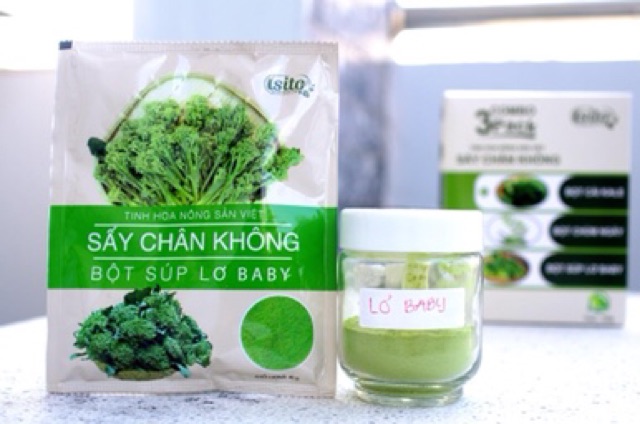 Combo rau dinh dưỡng cho bé (cải xoăn Kale, súp lơ baby, rau chùm ngây)