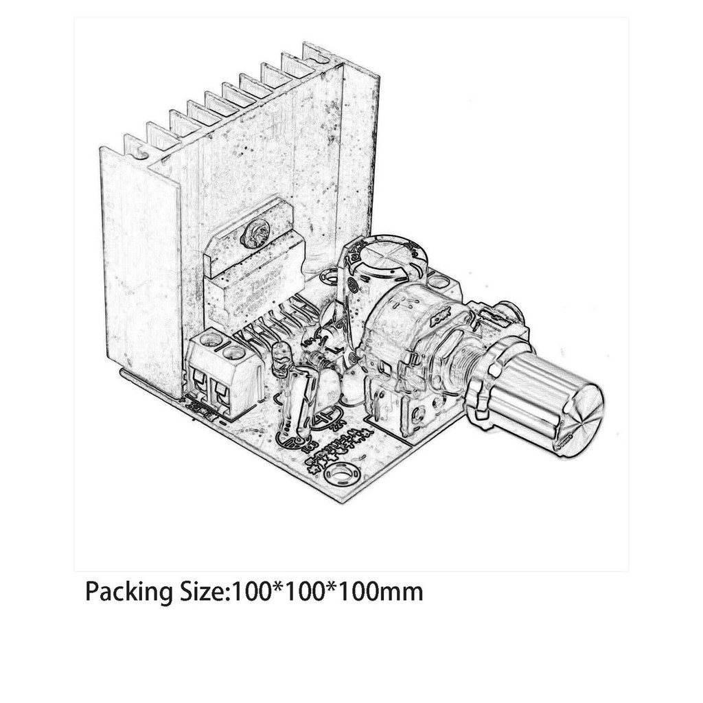 Bảng mạch khuếch đại âm thanh TDA7297 2 kênh 15W AC / DC 12V | BigBuy360 - bigbuy360.vn