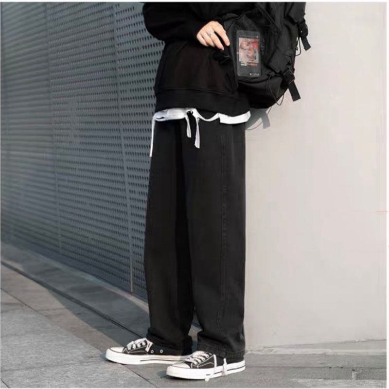 Quần jean baggy nam dáng suông rộng SR01 kiểu dáng Hàn Quốc 2021 | BigBuy360 - bigbuy360.vn