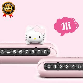 Thẻ Đỗ Xe Tạm Thời Hình Hello Kitty