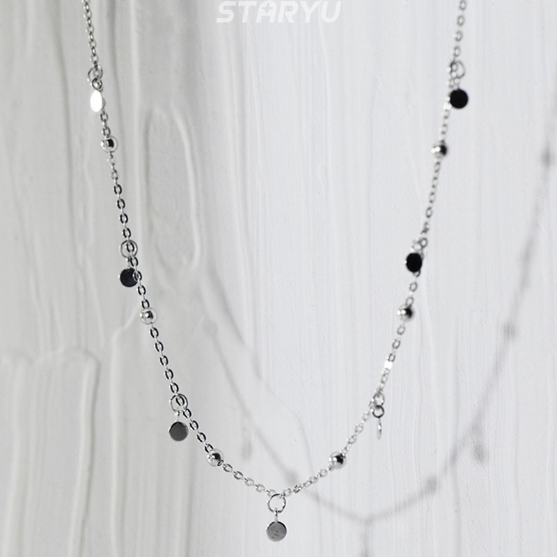 Vòng cổ Mạ Bạc 925 Thiết Kế Độc Đáo Thời Trang Cho Nữ