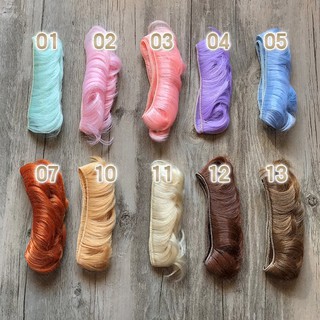 DIY - Tóc giả cho búp bê (mái)