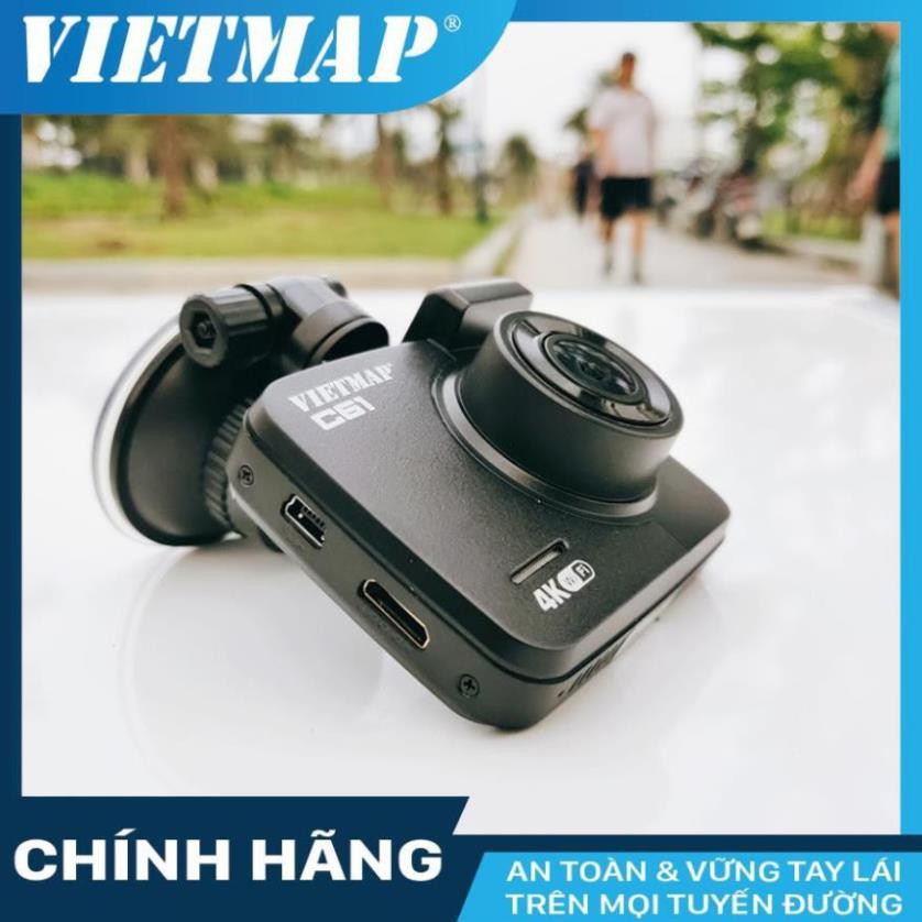 Camera hành trình VIETMAP C61 Pro  cho xe ô tô kèm thẻ nhớ 32G, 64G, 128GB