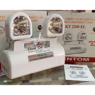 Đèn sạc chiếu sáng khẩn cấp Kentom KT2200EL  cao cấp