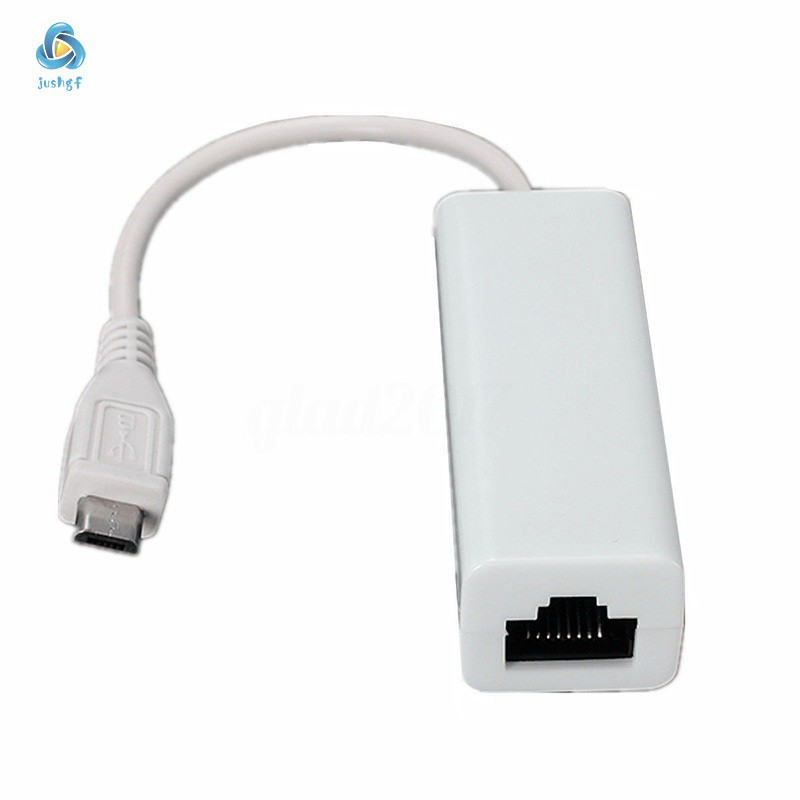 Micro USB 2.0 5P to RJ45 Networks Lan Ethernet Cable Converter Adapter for Tablet PC