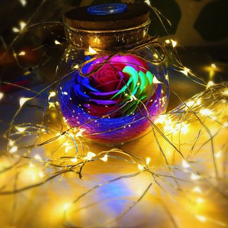 10M copper Wire Battery LED String Light with Remote Controller For Wedding