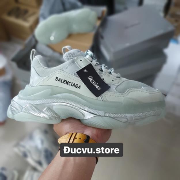 𝐓Ế𝐓🌺 NEW CH Giày HOT THANH LÝ- Giầy balenciaga xám đế khí hàng 1:1 ( full box + free ship ) 2020 NEW ⛳ new " ˇ P : _ P:{