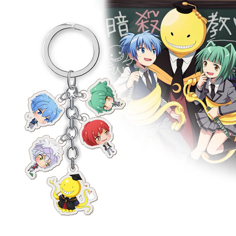 Tmdbyx Móc Khóa Hình Nhân Vật Phim Anime &quot;Assassination Classroom&quot;