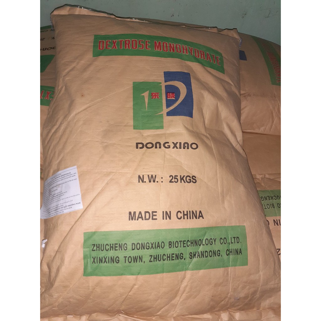 Đường DEXTROSE MONOHYDRATE( DONGXIHAO) Đường ít ngọt, Bao 25kg