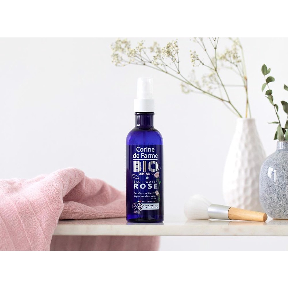 Nước Hoa Hồng Hữu Cơ Cho Da Nhạy Cảm Corine De Farme Bio Organic Rose Water 200ml