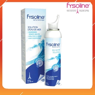 Dung dịch nước muối biển vệ dinh mũi, xịt mũi fysoline pháp 100ml