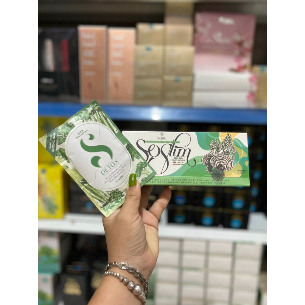 Kẹo Giảm Cân Soslim Chính Hãng Solife Nấm Và Rong Nho 100% Từ Thiên Nhiên Không Mệt Mõi