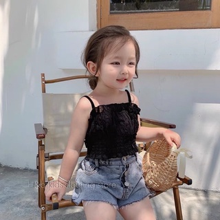 Xả Set áo nơ jum + quần jean bé gái