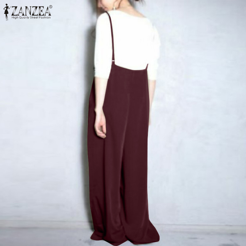 Áo liền quần ZANZEA ống rộng thời trang dành cho nữ | BigBuy360 - bigbuy360.vn