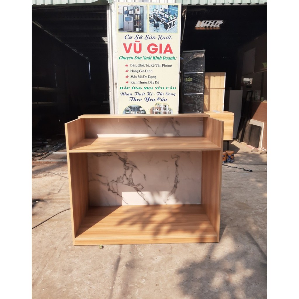 Quầy lễ tân kích thước theo yêu cầu