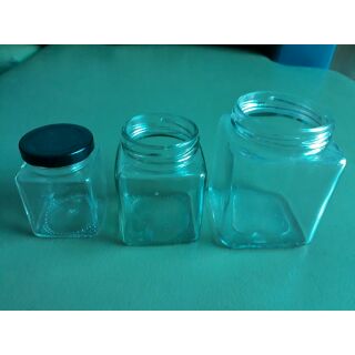 Combo 30c hũ vuông 200ml nắp đen
