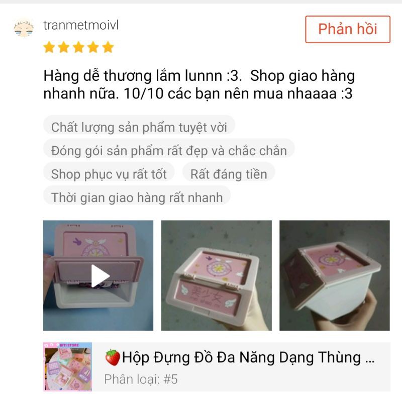 [Mã SR14MAY5 giảm 20K đơn 50K] Hộp Đựng Đồ Đa Năng [GIÁ TỐT] Dạng Thùng Rác Phong Cách Nhật BiTi HDD09