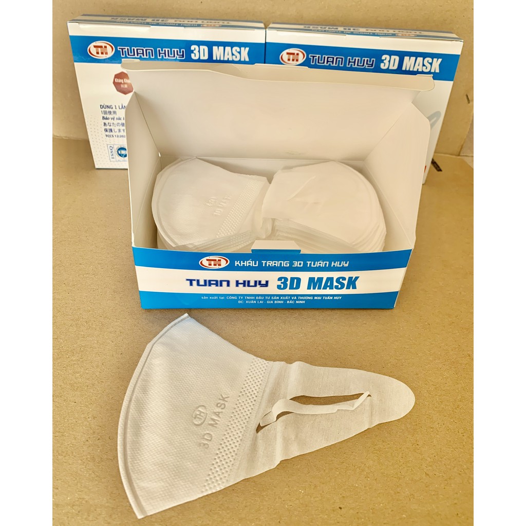 Khẩu Trang 3D Mask Công Nghệ Nhật - Hộp 50 Chiếc | BigBuy360 - bigbuy360.vn