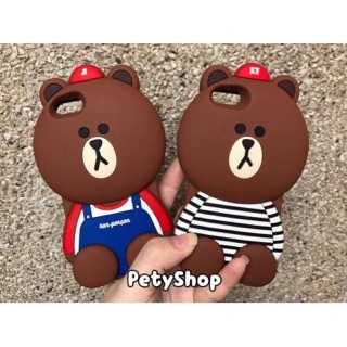 Ốp gấu Brown 3D