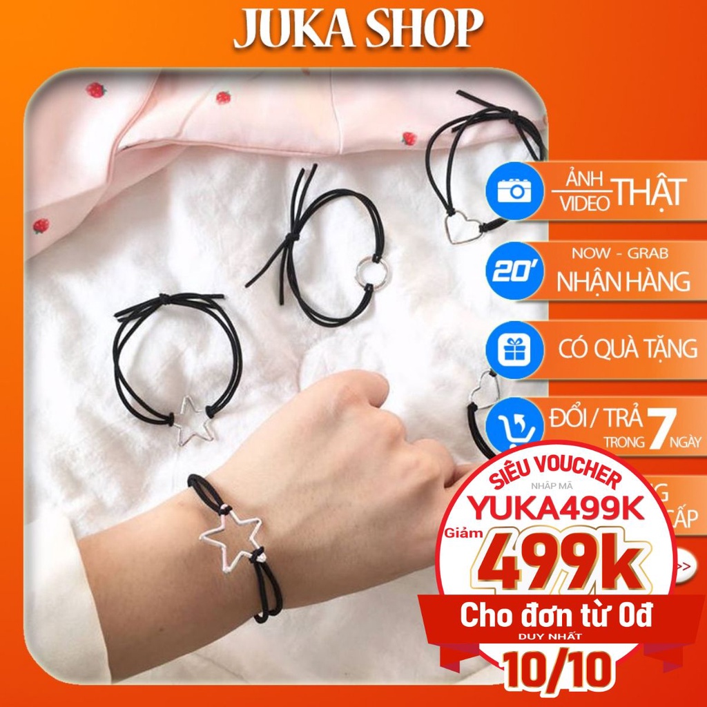 Chun Buộc Tóc FREESHIP 50K Phụ kiện tóc Dây chun buộc tóc hình hoạ sang chảnh Juka Shop