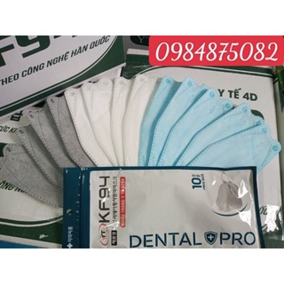 Thùng 300 chiếc khẩu trang kf94 y tế 4d mask dental pro.