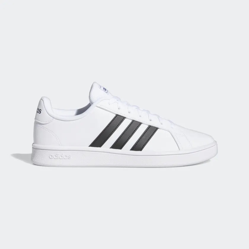 Giày Sneaker Chính Hãng Adidas Grand Court Base "Black White" - EE7904