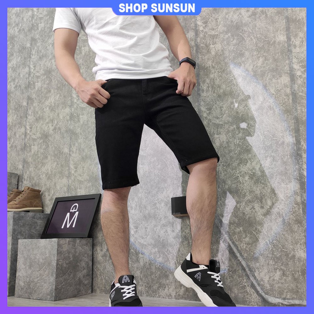 Quần sọt nam đen ⭐ FREESHIP ⭐ SS169 shop Sunsun chuyên quần sooc nam