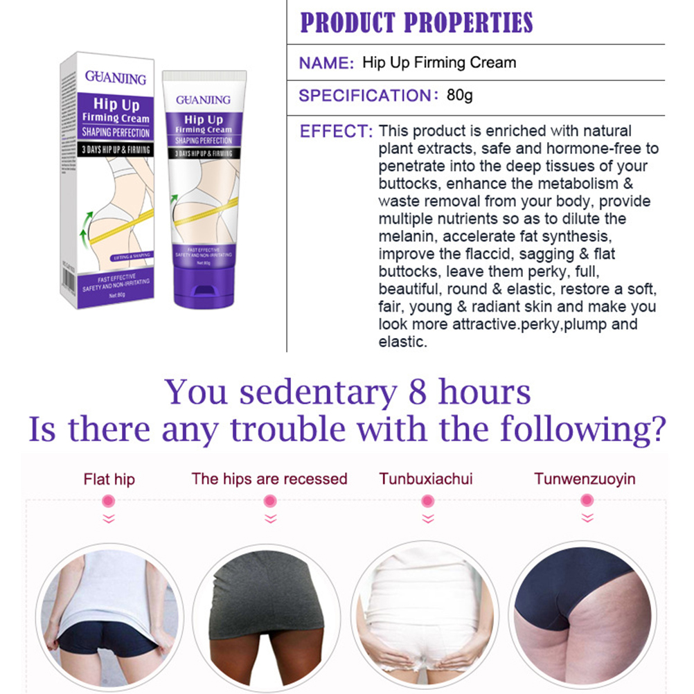 Kem Mát Xa Nâng Mông Chiết Xuất Thực Vật Trọng Lượng 80g | BigBuy360 - bigbuy360.vn