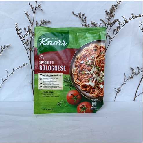 Gia vị nấu mì Ý Spaghetti Knorr tự nấu sạch sẽ, vệ sinh và an toàn cho cả gia đình