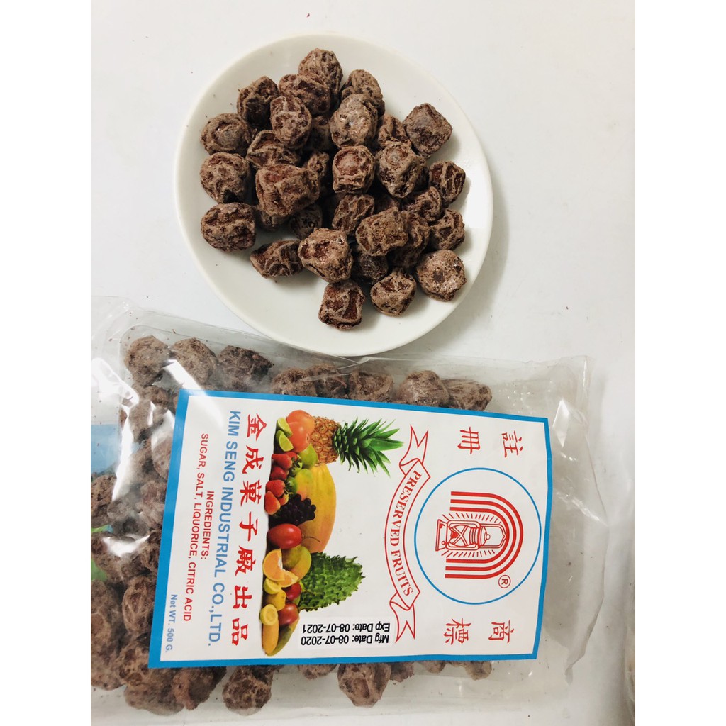 100g ô mai có hạt chua mặn