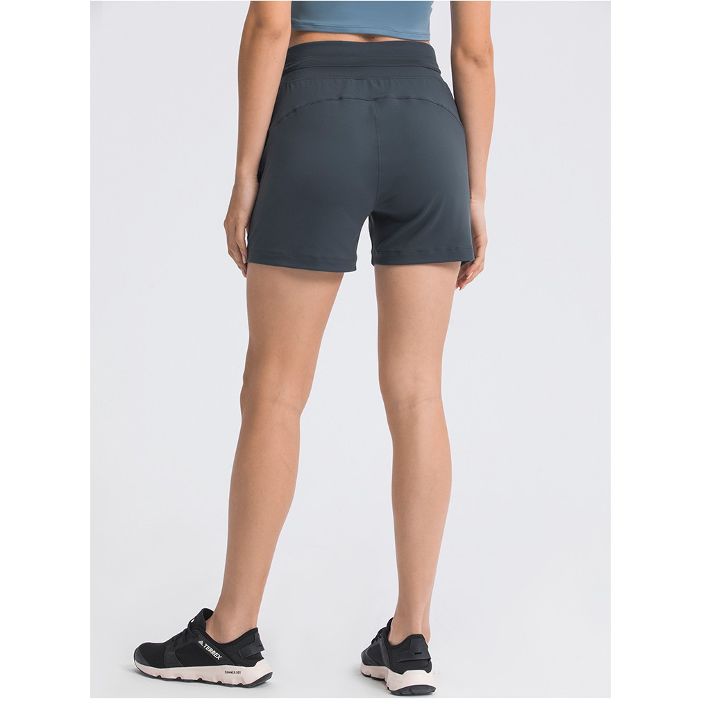 Quần tập Lululemon All Yours High-Rise Short - Quần đùi thể thao Lulu không logo
