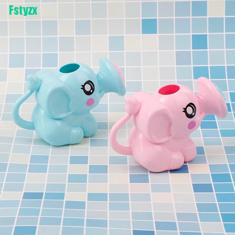 fstyzx 1PC cute elephant watering pot baby bath toy beach play water sand tool toys