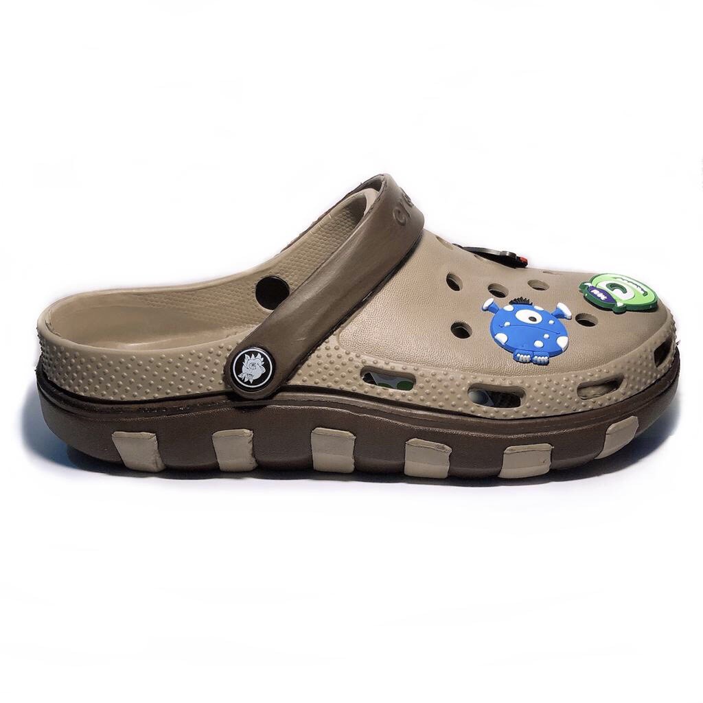 Dép sục bít đầu nam nữ, dép cá sấu (Tặng kèm 6 sticker) | BigBuy360 - bigbuy360.vn