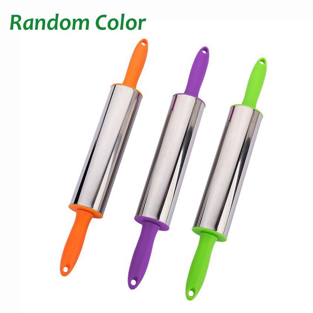 Cây Lăn Bột Làm Bánh Pizza 39CM Bằng Thép Không Gỉ