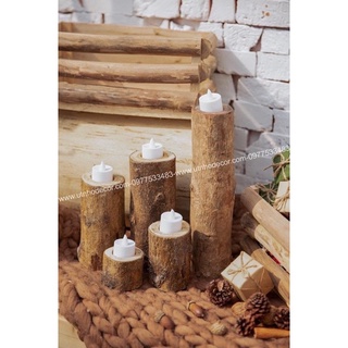 Đế nến tealight đứng trang trí giáng sinh để bàn