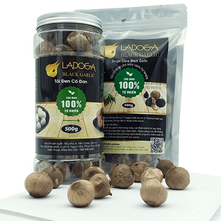 [ 500g ] Tỏi Đen - Tỏi đen cô đơn LADOGA lên men tự nhiên | BigBuy360 - bigbuy360.vn