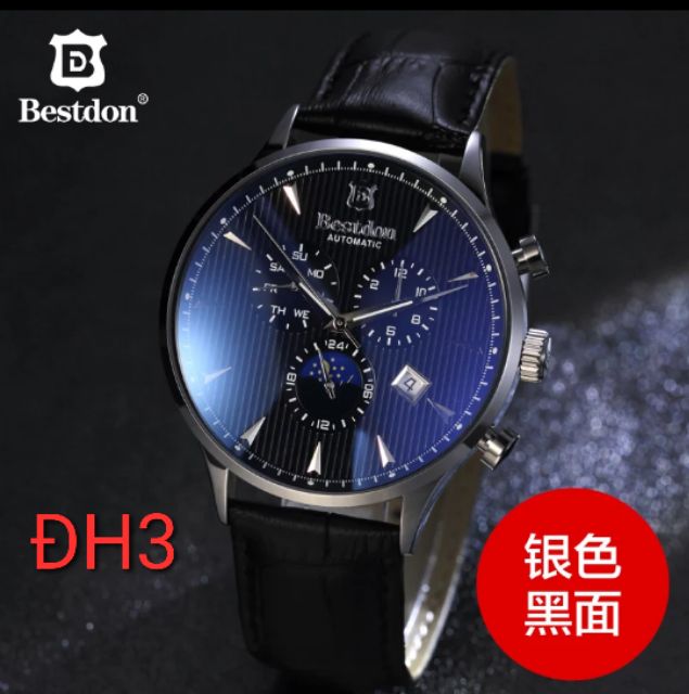 (Order ) 
Đồng hồ cơ Automatic nam dây da Bestdon BD7116 