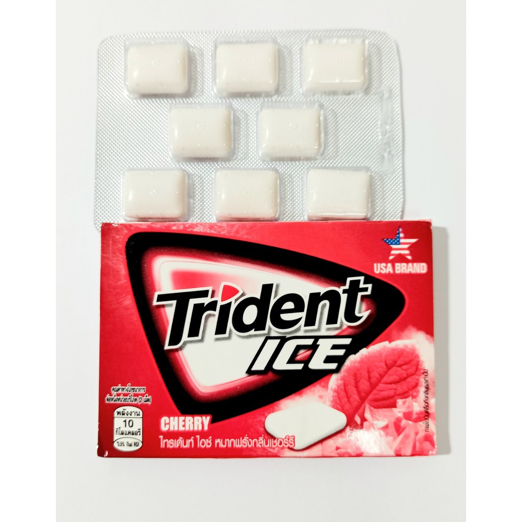 kẹo cao su Trident ice vĩ 11,2 gr 3 vị