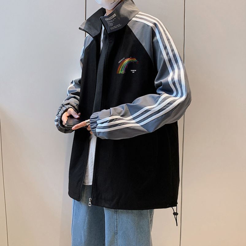 Áo Khoác Tay Dài Dáng Rộng Thời Trang Xuân Thu Trẻ Trung Cho Nam