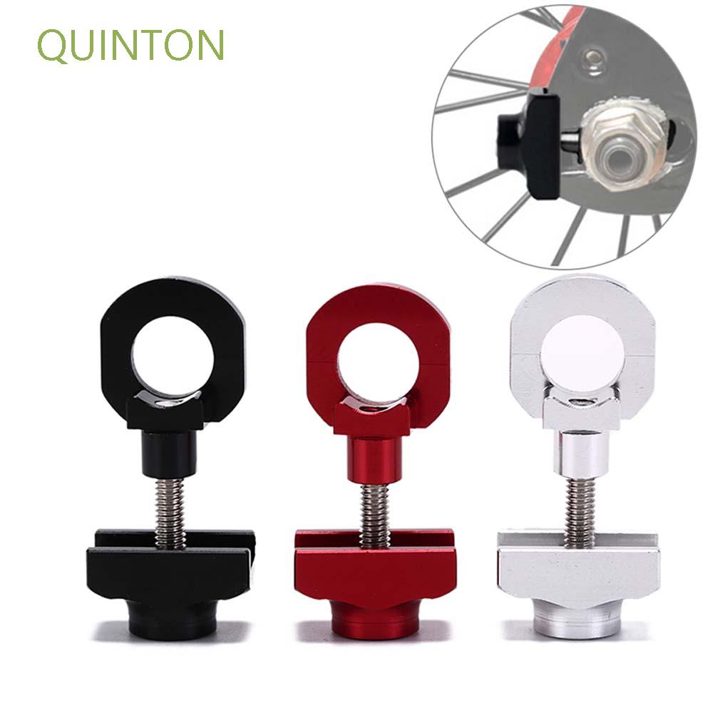 QUINTON Single Speed Bicycle Chain Adjuster Cycling Chain Fastener Chain Tensioner For BMX Fixie Bike Screw Durable Aluminum Alloy Tugs Bike Repair Tools/Multicolor