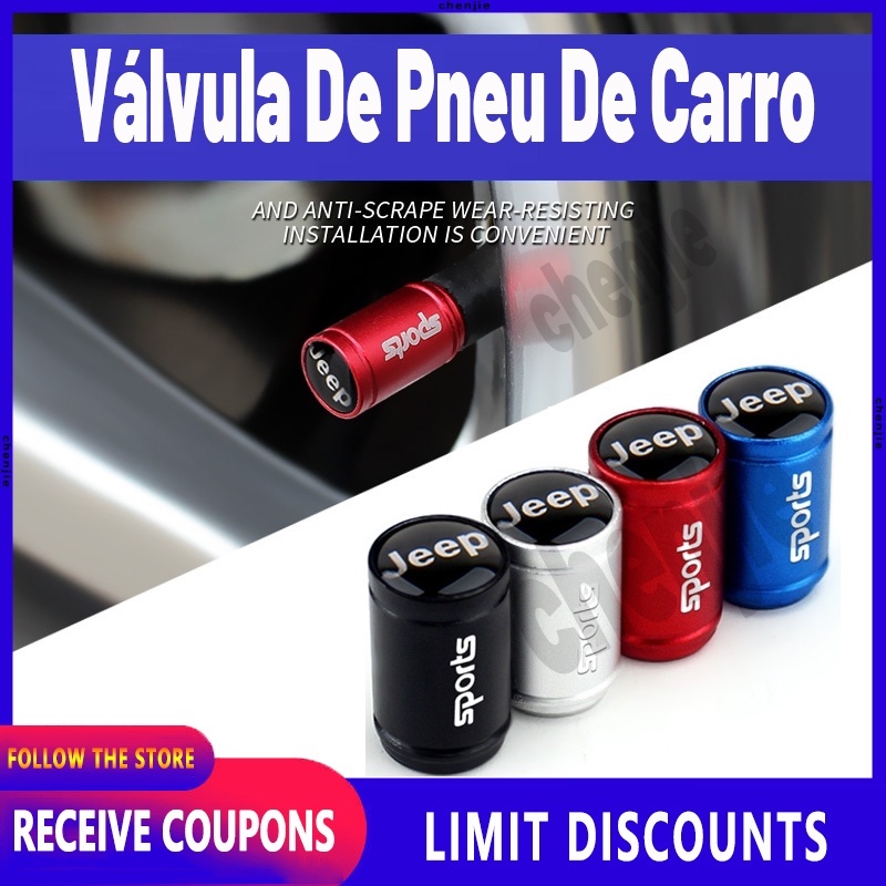 Chất Lượng Cao 4 Chiếc Có logo Xe Ô Tô Bánh Lốp Nắp Van / Nắp Van Lốp Nhôm Nắp Bụi Phụ Kiện Xe Hơi C