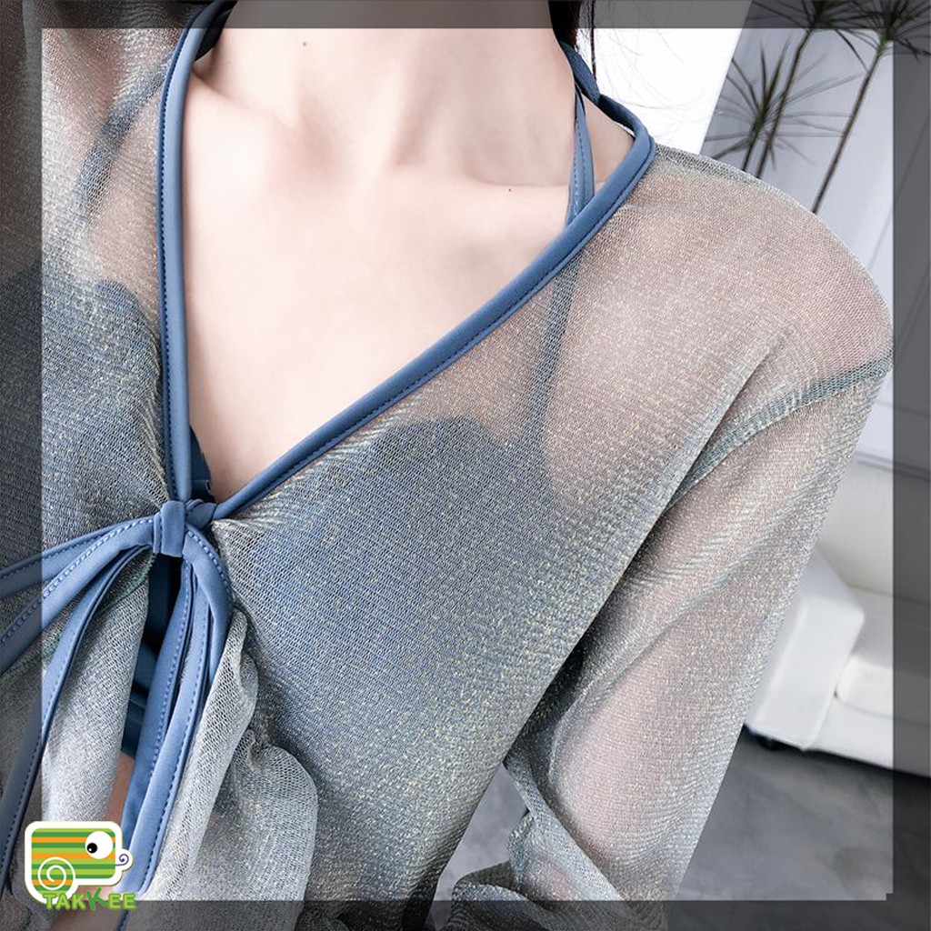 BiKiNi, Đồ Bơi Nữ 3 Mảnh Kèm Áo Khoác Ren Sang Chảnh Thời Trang Cao Cấp | BigBuy360 - bigbuy360.vn