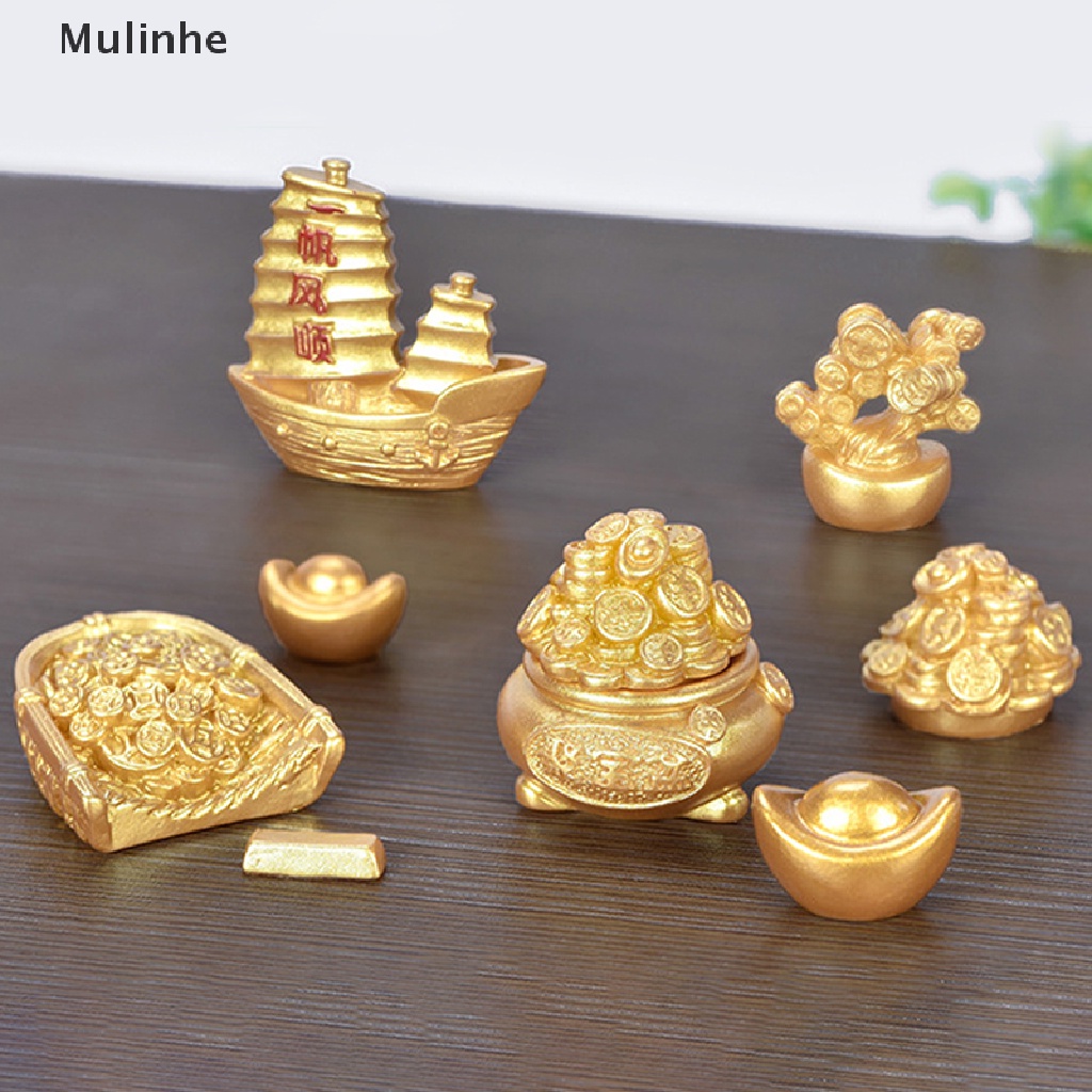Phụ kiện trang trí phong cảnh năm mới bằng nhựa resin tùy chọn kiểu dáng