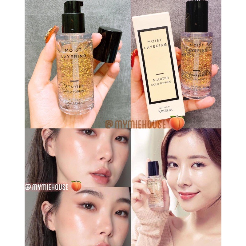 KEM LÓT CẤP ẨM MISSHA MOIST LAYERING STARTER GOLD TOPPING | BigBuy360 - bigbuy360.vn