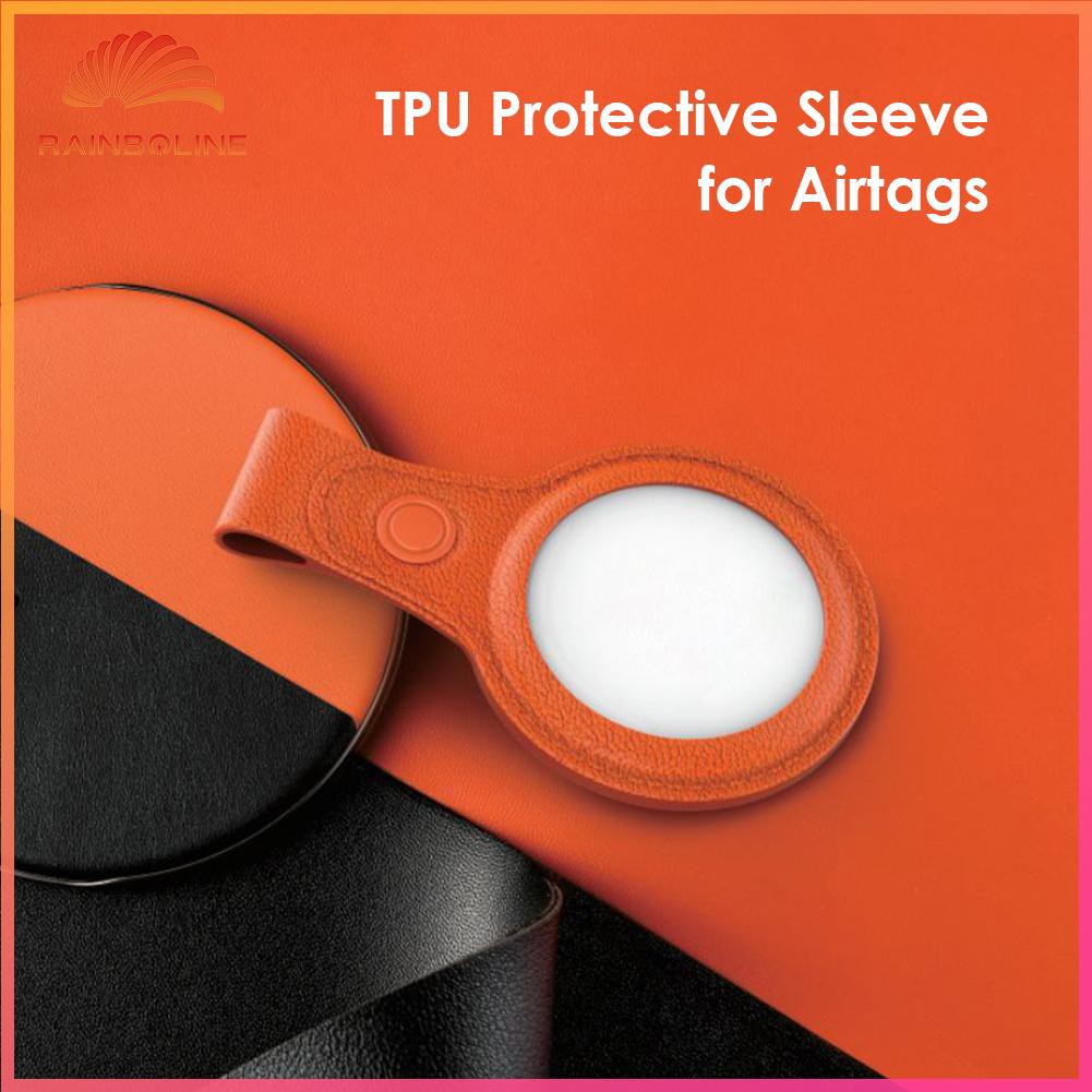 Ốp Lưng Da Tpu Chống Nước Cho Apple Airtags