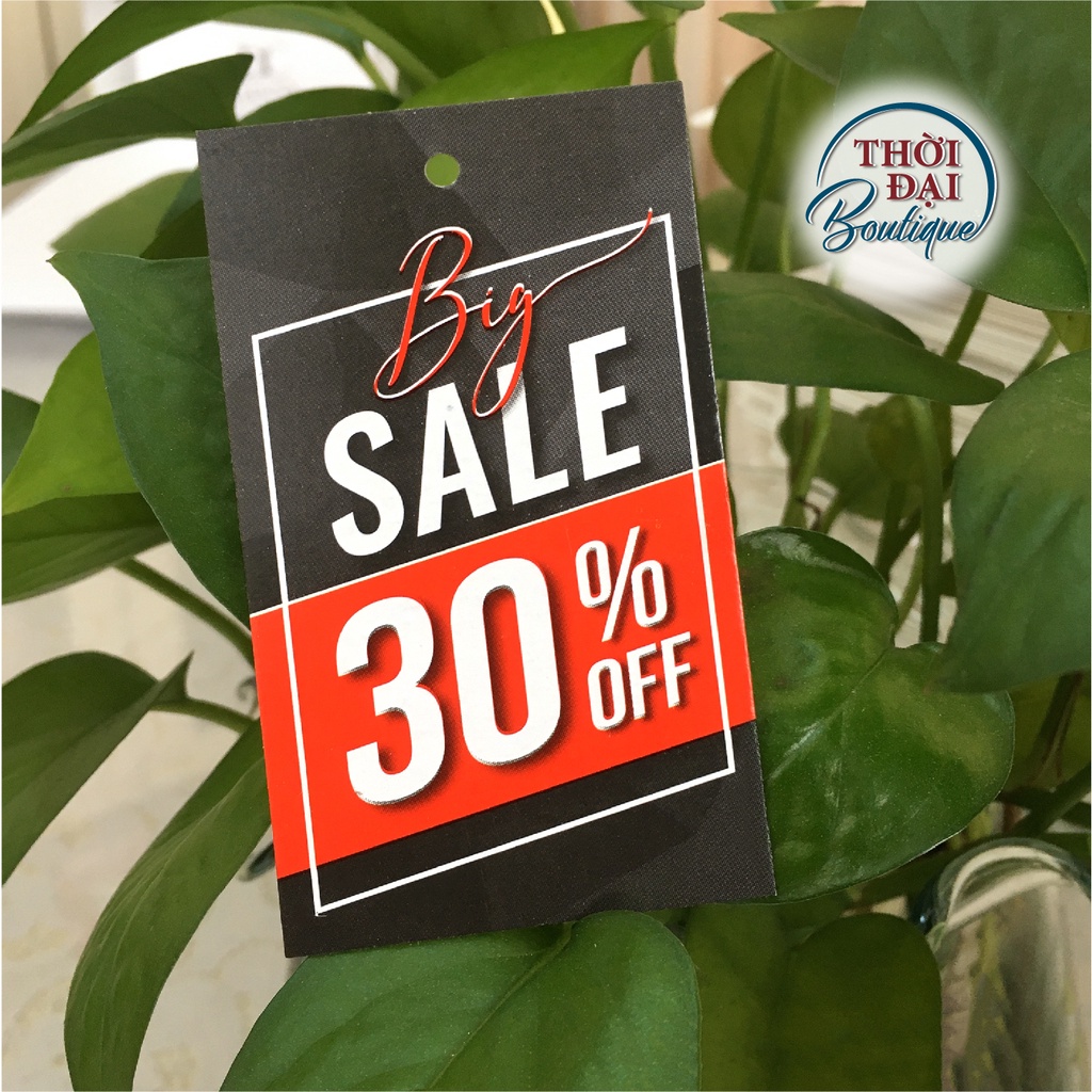 100c - Tag / nhãn treo giấy SALE OFF nhiều loại