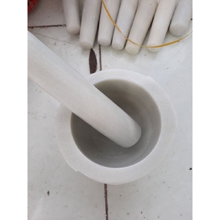 Cối đá lớn trắng 16cm