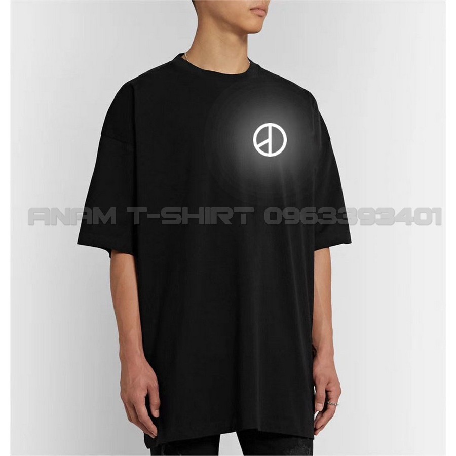 ÁO THUN PHẢN QUANG TAY NAM NỮ LỠ HOA CÚC BẠC