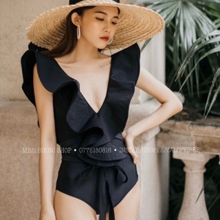 Áo tắm liền bèo cánh sen