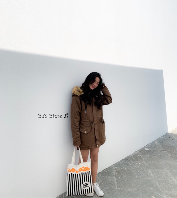 Nhập WAMS8 giảm 15%_ Áo khoác kaki lót bông A675 SUSTORE | BigBuy360 - bigbuy360.vn